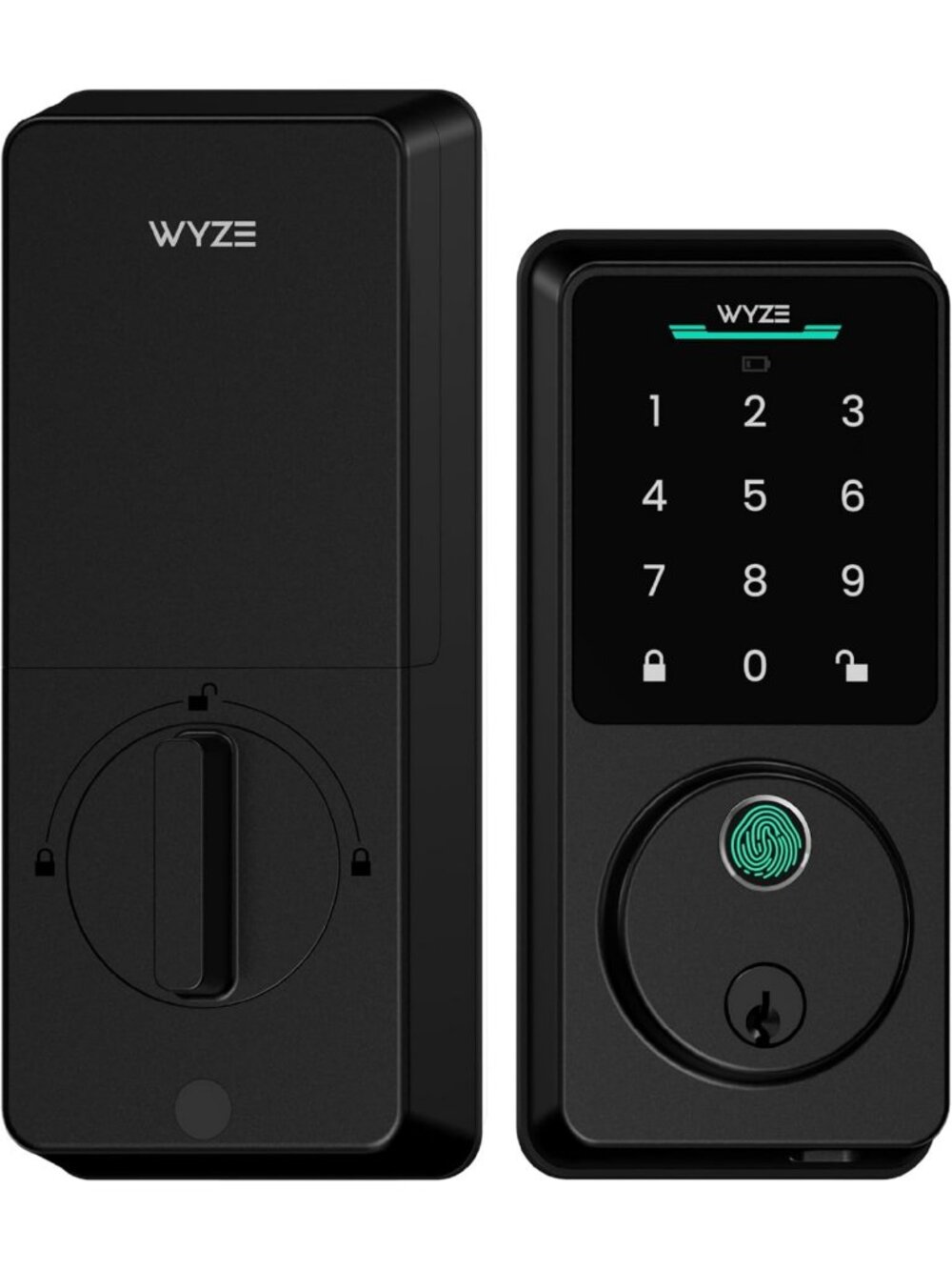 Smart Keyless Entry Door Lock with Fingerprint Scanner, Auto-Lock & Wi-Fi